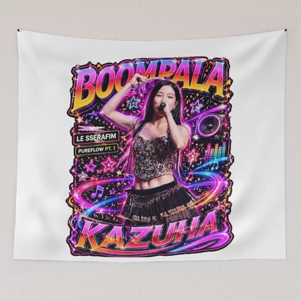 Item preview,  LE SSERAFIM Kazuha Tribal Glam Warrior Pure Flow aesthetic design designed and sold by Valereekmerch.