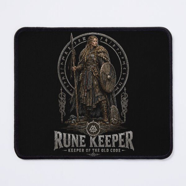 Item preview, Rune Keeper — Keeper of the Old Code | Norse Viking Warrior designed and sold by R3XFORGE.