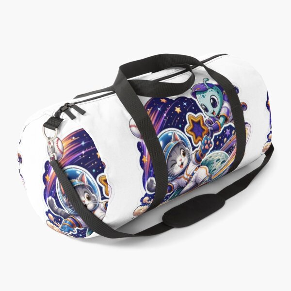 Item preview, Space Cat Alien Baseball Sticker designed and sold by Grafititee.