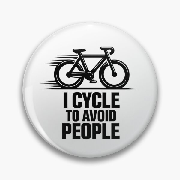 Item preview, I Cycle to Avoid People – Cycling Introvert Design designed and sold by AleksKos.