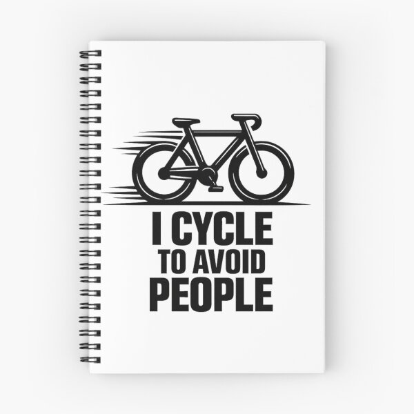 Item preview, I Cycle to Avoid People – Cycling Introvert Design designed and sold by AleksKos.