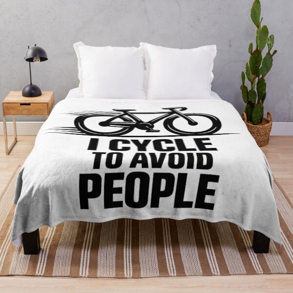 Item preview, I Cycle to Avoid People – Cycling Introvert Design designed and sold by AleksKos.