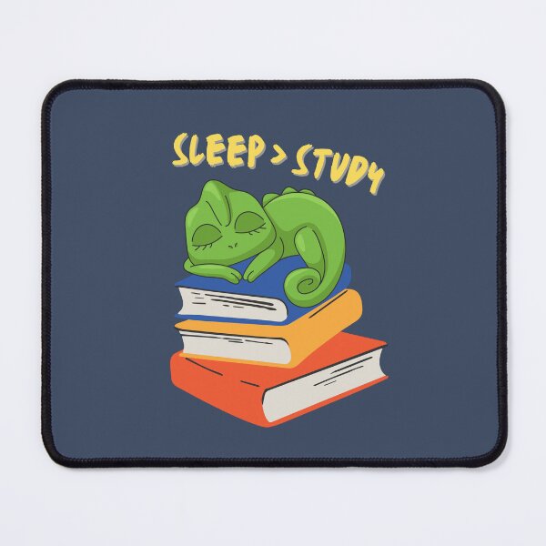 Item preview, Sleep > Study Funny Student Quote Mouse Pad Exam Humor Desk Mat designed and sold by WallMuseStudio .