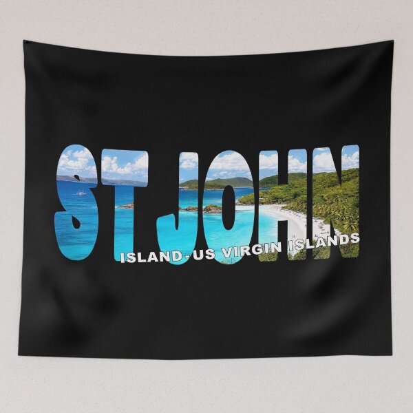 Item preview, ST JOHN ISLAND US Virgin Islands - Trunk Bay  Beach Caribbean Paradise designed and sold by Adam Gormley.