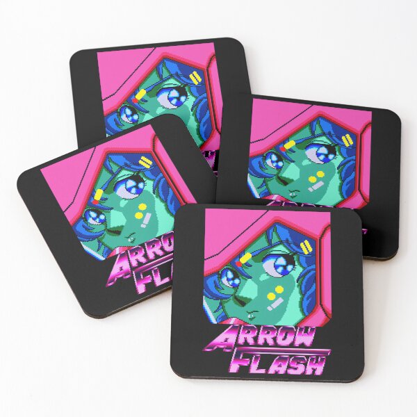 Item preview, Arrow Flash Anime Pilot Helmet Portrait Pink designed and sold by Ink Bloom Studio ⭐⭐⭐⭐⭐.