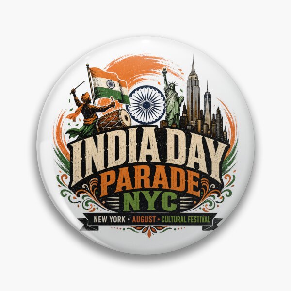 Item preview, India Day Parade NYC Celebration Design designed and sold by IRON WINGS /USAF.