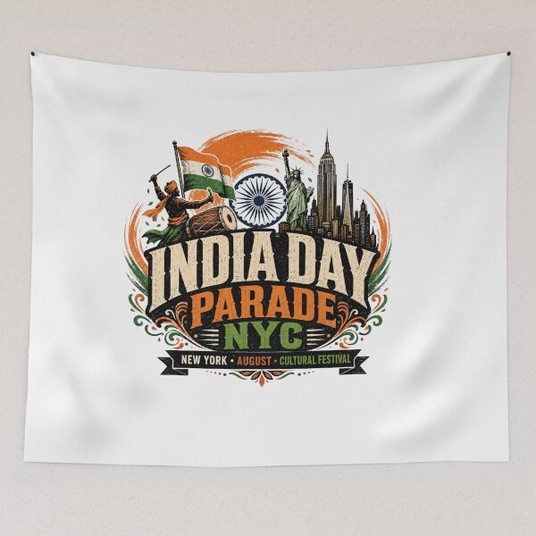 Item preview, India Day Parade NYC Celebration Design designed and sold by Combat Skies.