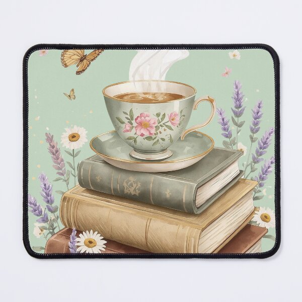 Item preview, Just One More Chapter and One More Cup of Tea designed and sold by Deezyned.
