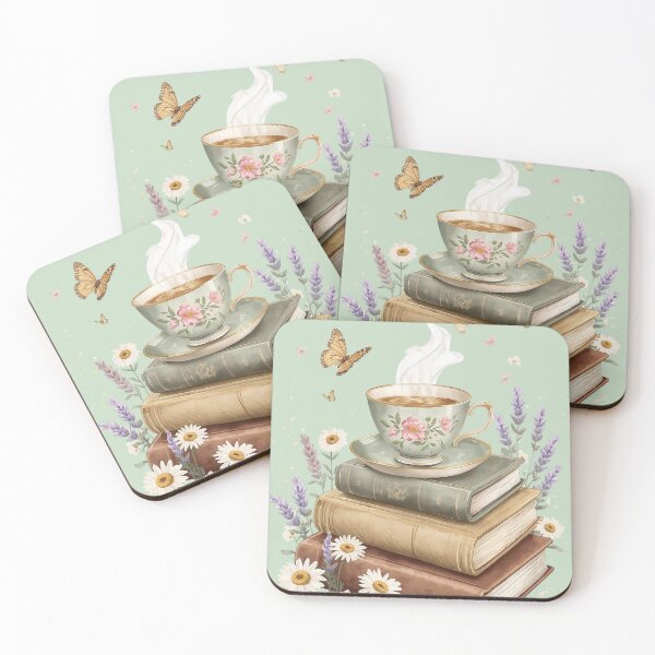 Item preview, Just One More Chapter and One More Cup of Tea designed and sold by Deezyned.