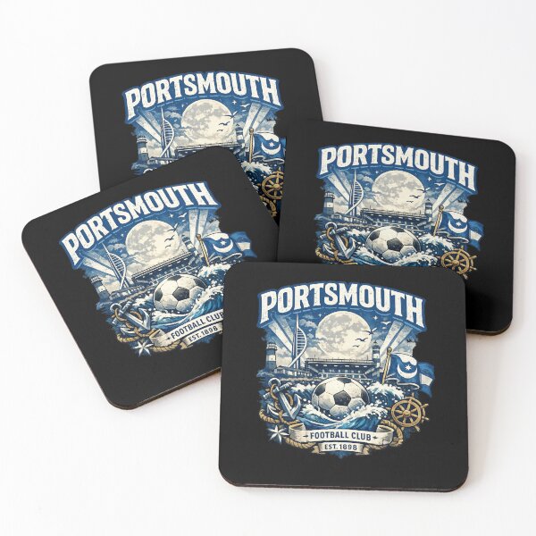 Item preview, Portsmouth Football Club Vintage Fan Art | Coastal Heritage Supporter Design Est. 1898 designed and sold by GarnerSupplyCo.