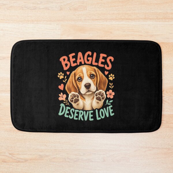 Item preview, Beagles Deserve Love Cute Puppy Art designed and sold by SoyLamderma.