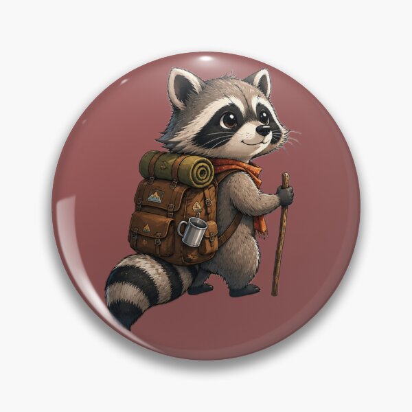Item preview, Wandering Raccoon – Adventurer Explorer Art designed and sold by UltraItems.