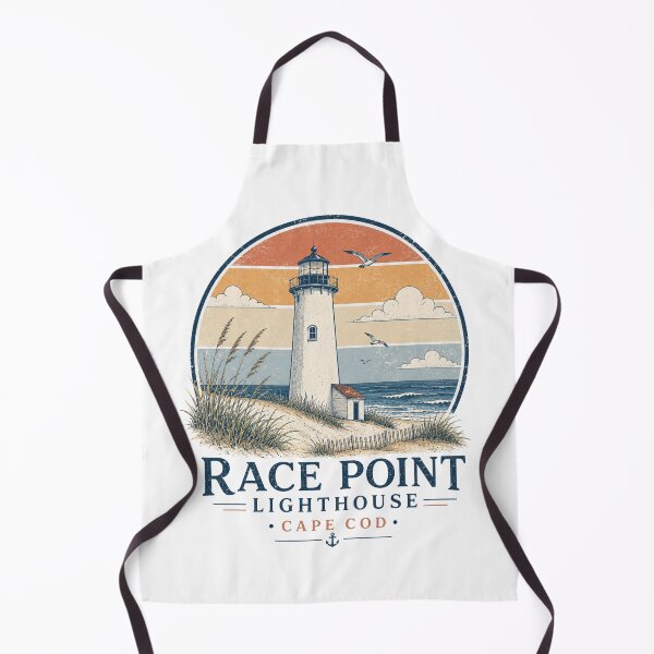 Item preview, Race Point Lighthouse Cape Cod Retro Coastal Shirt | Vintage Provincetown Beach Lighthouse Minimalist Travel Design designed and sold by Globalcitytees.