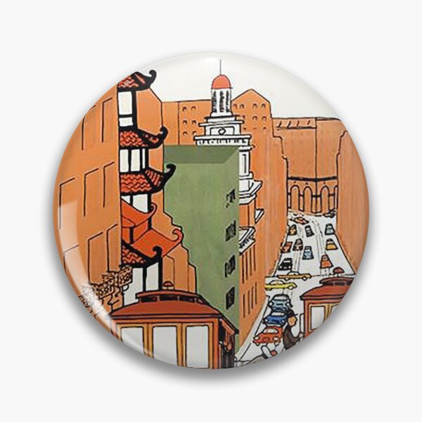 Item preview, Vintage City Trolley Illustration Travel designed and sold by pastbarack.
