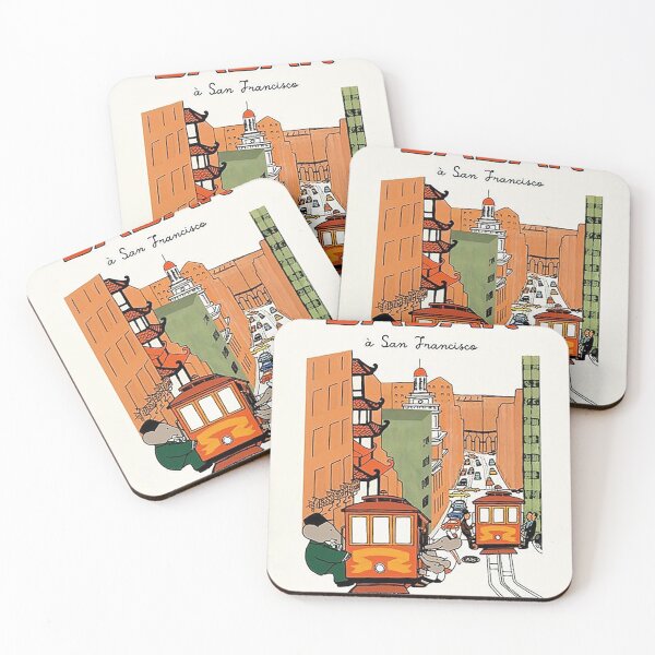 Item preview, Vintage City Trolley Illustration Travel designed and sold by pastbarack.