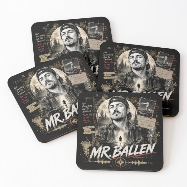 Item preview, Mr. Ballen Strange Dark Mysterious Horror Podcast Art designed and sold by Abidel.