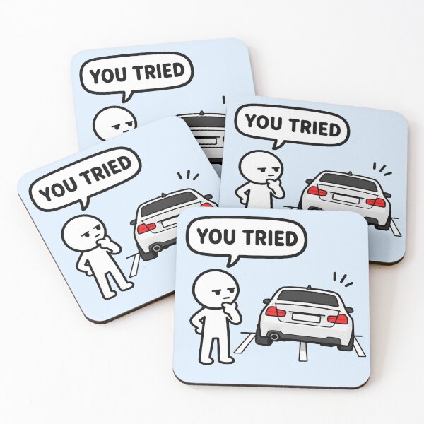Item preview, Funny Bad Parking Car designed and sold by MonkiFlipp.