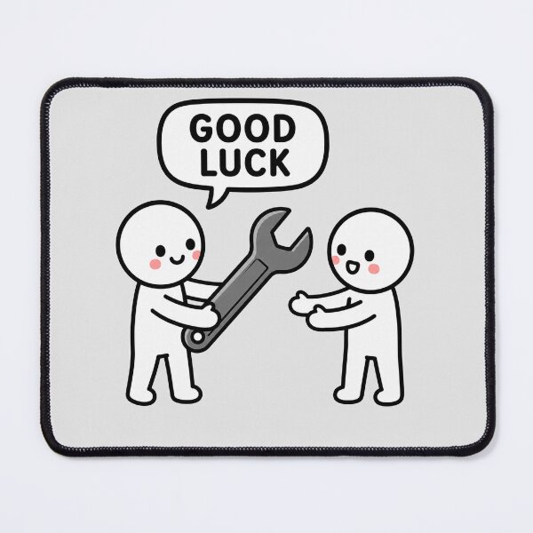 Item preview, Good Luck Mechanic Gift designed and sold by MonkiFlipp.