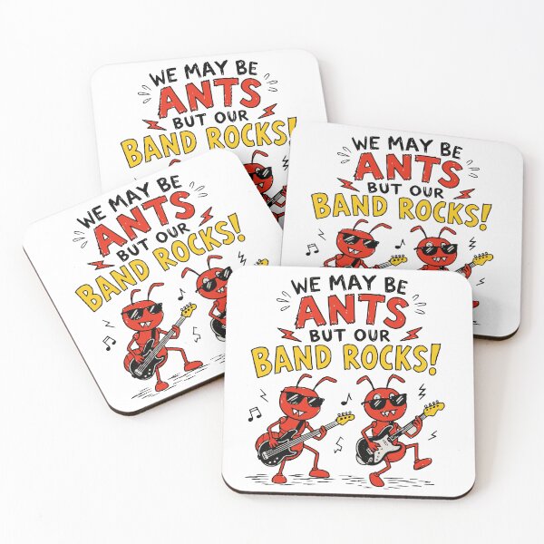 Item preview, Funny Ant Band Rocks T-Shirt | Cartoon Rock Ant Musicians Gift for Music Lovers designed and sold by Popstudio85.
