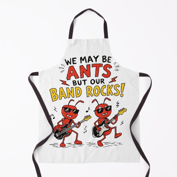 Item preview, Funny Ant Band Rocks T-Shirt | Cartoon Rock Ant Musicians Gift for Music Lovers designed and sold by Popstudio85.