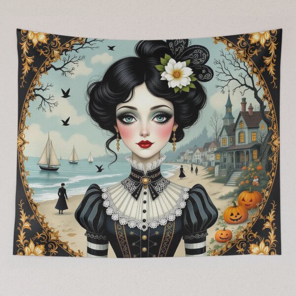 Item preview, Halloween Beach Portrait designed and sold by Sharon Schwalbe.