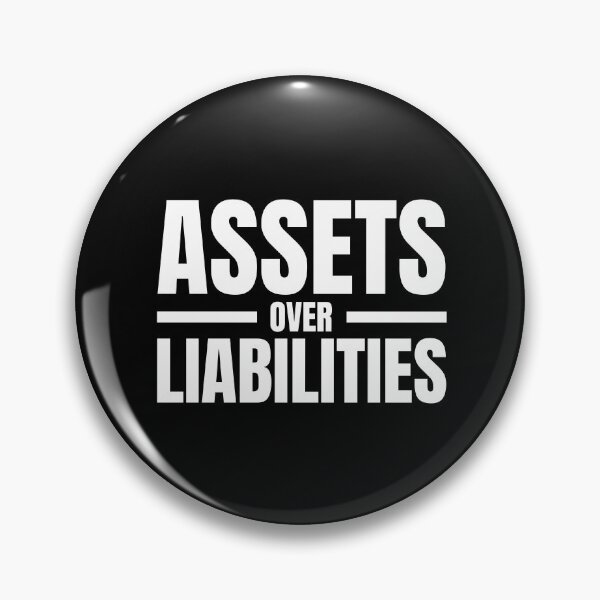 Item preview, Assets Over Liabilities Accountant Investor Motivational designed and sold by Dondonmart.