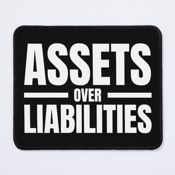 Item preview, Assets Over Liabilities Accountant Investor Motivational designed and sold by Dondonmart.
