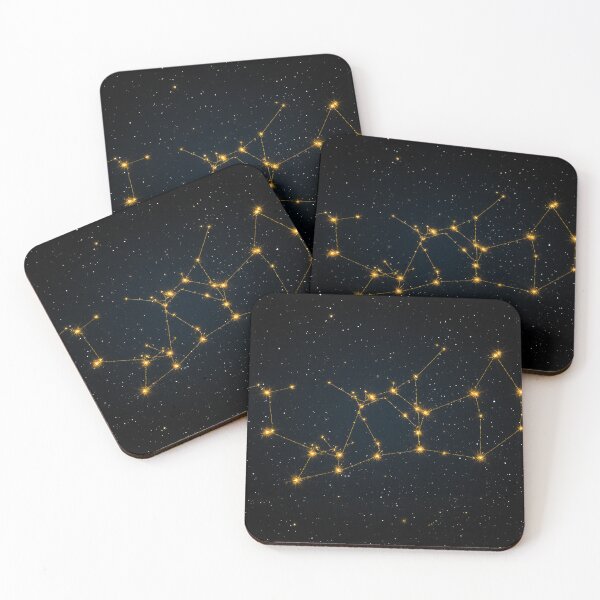 Item preview, Detailed Constellation Map Glowing in the Night Sky designed and sold by StudioForge.