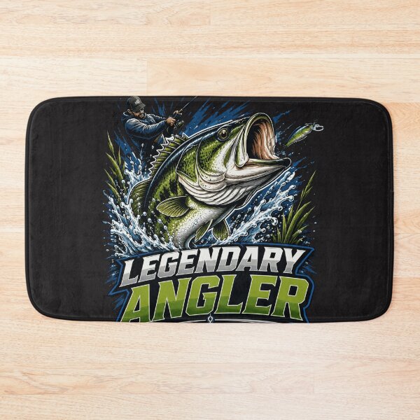 Item preview, Legendary Angler Bass Fishing Big Catch Fisherman Shirt designed and sold by WearTheVibe Store.