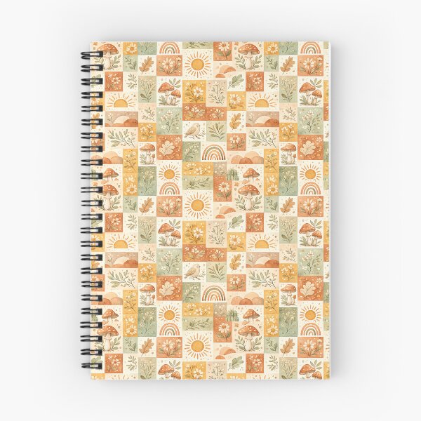 Item preview, Boho Nature Patchwork Seamless Pattern designed and sold by AuudiVasustudio.
