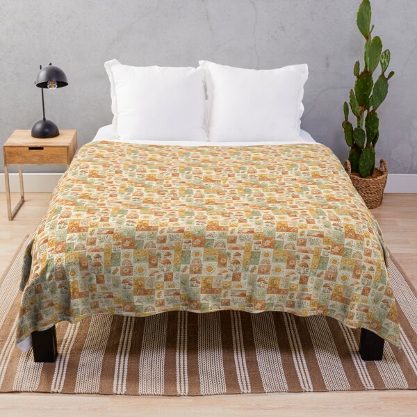 Item preview, Boho Nature Patchwork Seamless Pattern designed and sold by AuudiVasustudio.