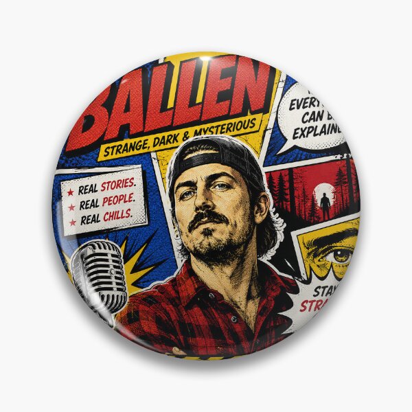Item preview, Mr. Ballen Pop Art Comic Mystery Podcast Design designed and sold by Abidel.