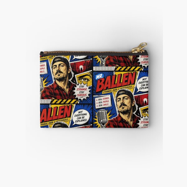 Item preview, Mr. Ballen Pop Art Comic Mystery Podcast Design designed and sold by Abidel.