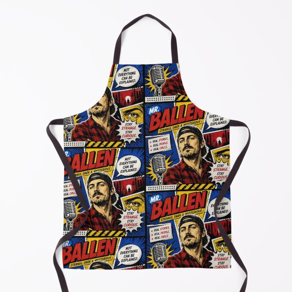 Item preview, Mr. Ballen Pop Art Comic Mystery Podcast Design designed and sold by Abidel.