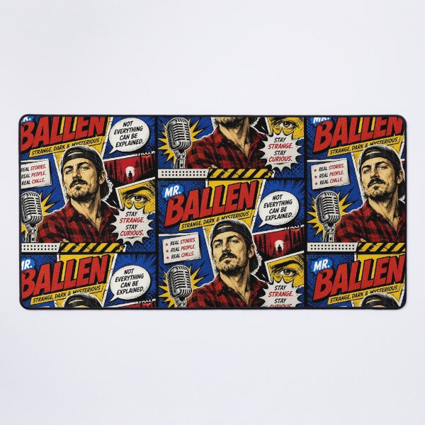 Item preview, Mr. Ballen Pop Art Comic Mystery Podcast Design designed and sold by Abidel.