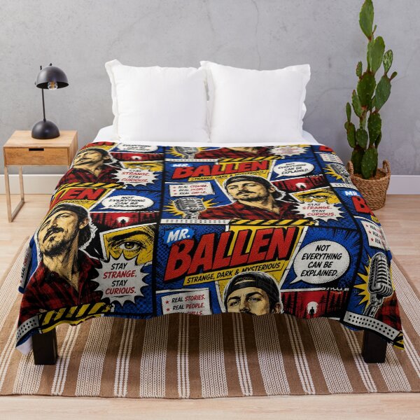 Item preview, Mr. Ballen Pop Art Comic Mystery Podcast Design designed and sold by Abidel.