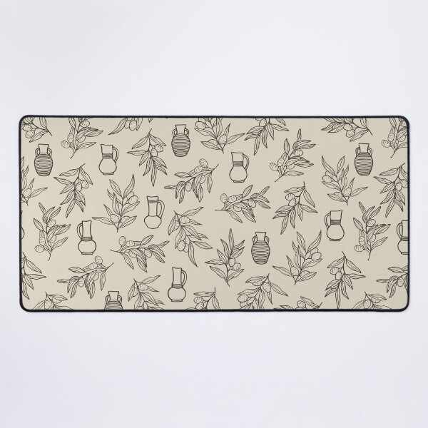 Item preview, Olive branches and vases pattern designed and sold by patternsbymira.