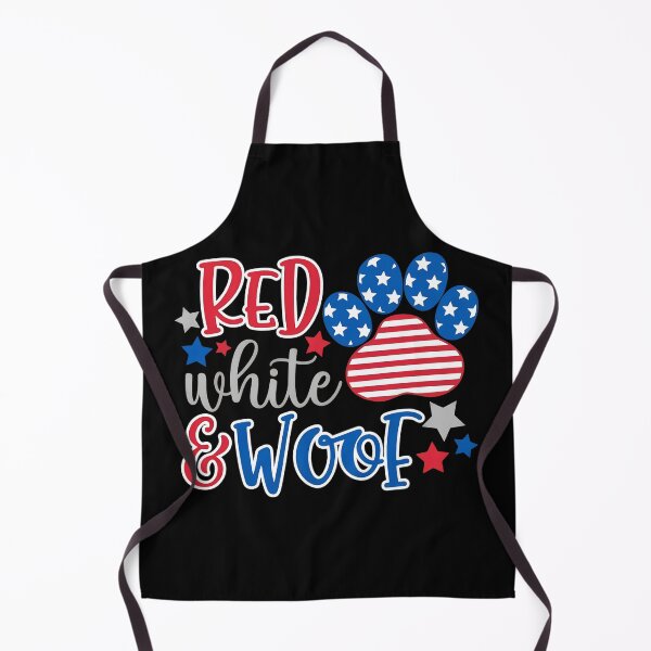 Item preview, Red White & Woof Patriotic Dog Paw Print Design designed and sold by SoyLamderma.