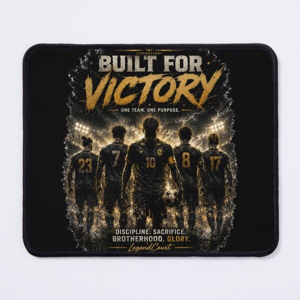 Item preview, Built For Victory Football Team Motivation designed and sold by LegendCourt.