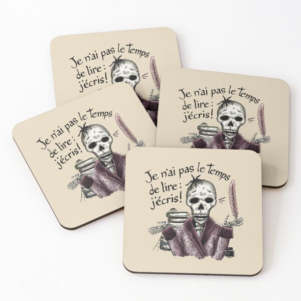 Item preview, I don't have time to read: I'm writing! designed and sold by Myriam Plante - artiste et auteure.