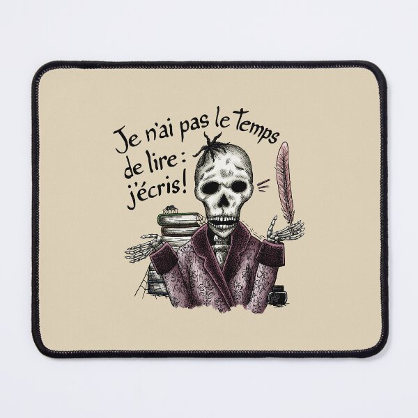 Item preview, I don't have time to read: I'm writing! designed and sold by Myriam Plante - artiste et auteure.