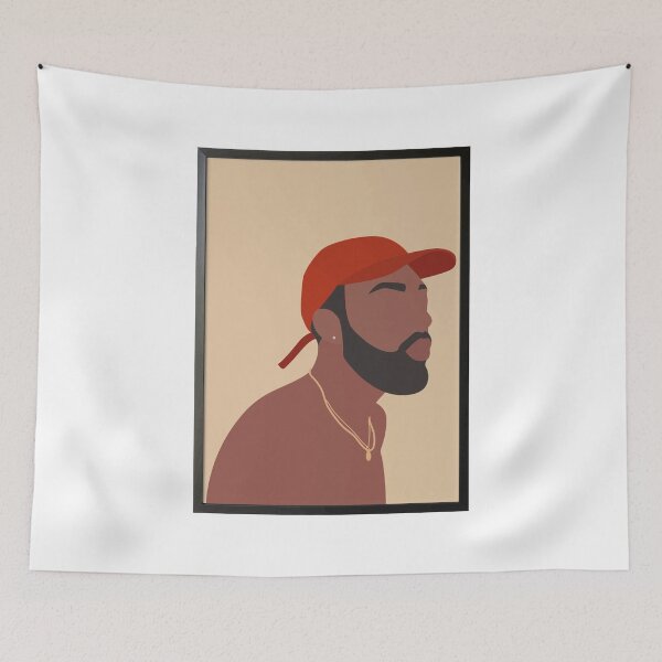 Item preview, Futuristic Brent Faiyaz aJungle designed and sold by Rishstrethphoto.