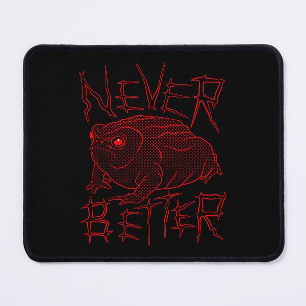 Item preview, Screaming frog doodle never better custom red designed and sold by ariverrr.