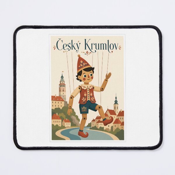 Item preview, Cesky Krumlov Marionette Travel Poster designed and sold by Beyond Destinations.