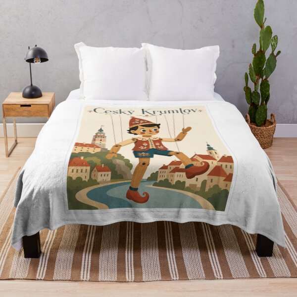 Item preview, Cesky Krumlov Marionette Travel Poster designed and sold by Beyond Destinations.