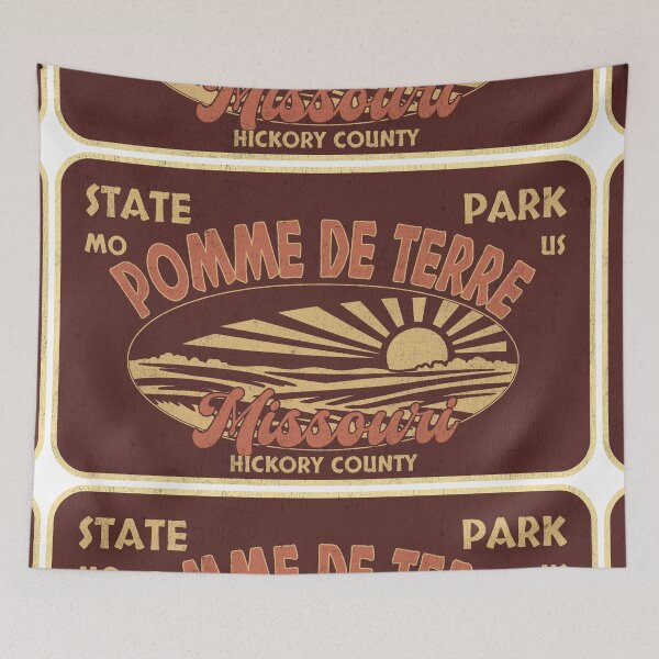 Item preview, Pomme de Terre State Park, Hickory County, Missouri, badge design designed and sold by Wanderful-roads.