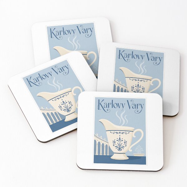 Item preview, Karlovy Vary Spa Cup Poster designed and sold by Beyond Destinations.