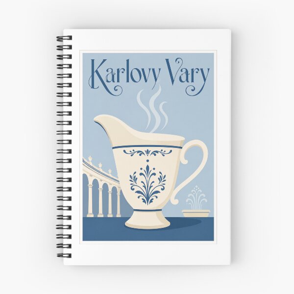 Item preview, Karlovy Vary Spa Cup Poster designed and sold by Beyond Destinations.