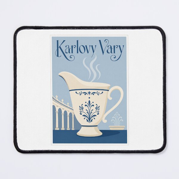 Item preview, Karlovy Vary Spa Cup Poster designed and sold by Beyond Destinations.