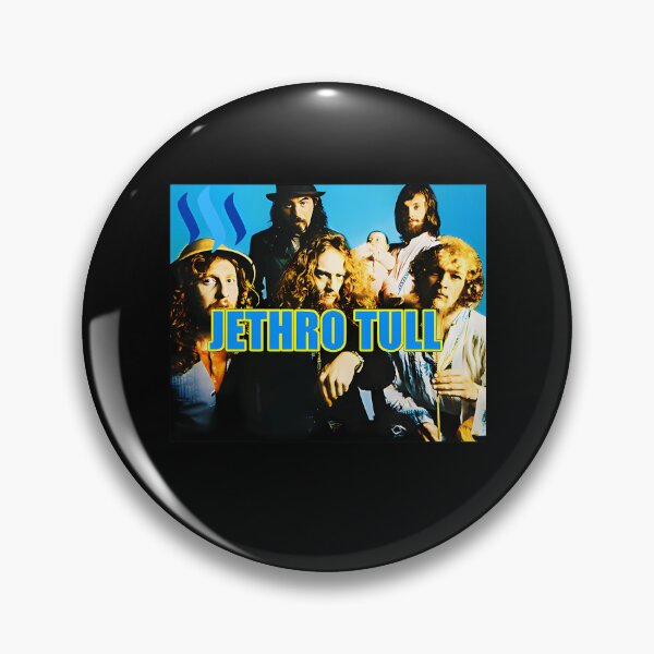 Item preview, Jethro Tull Blue Header Steam Icons Band Members Portrait designed and sold by CHARACTERS  SR COMICON.